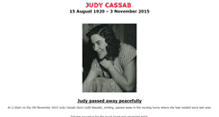 Desktop Screenshot of judycassab.com